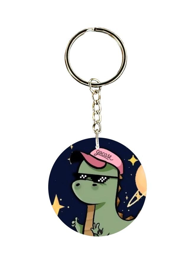 BP Cartoon Themed Single Sided Keychain