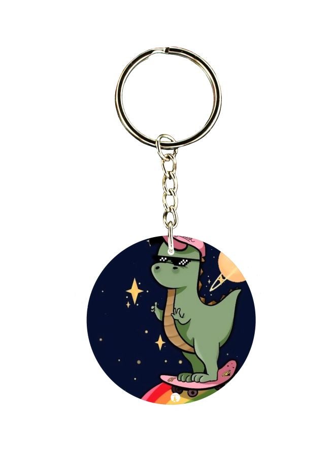 BP Cartoon Themed Single Sided Keychain