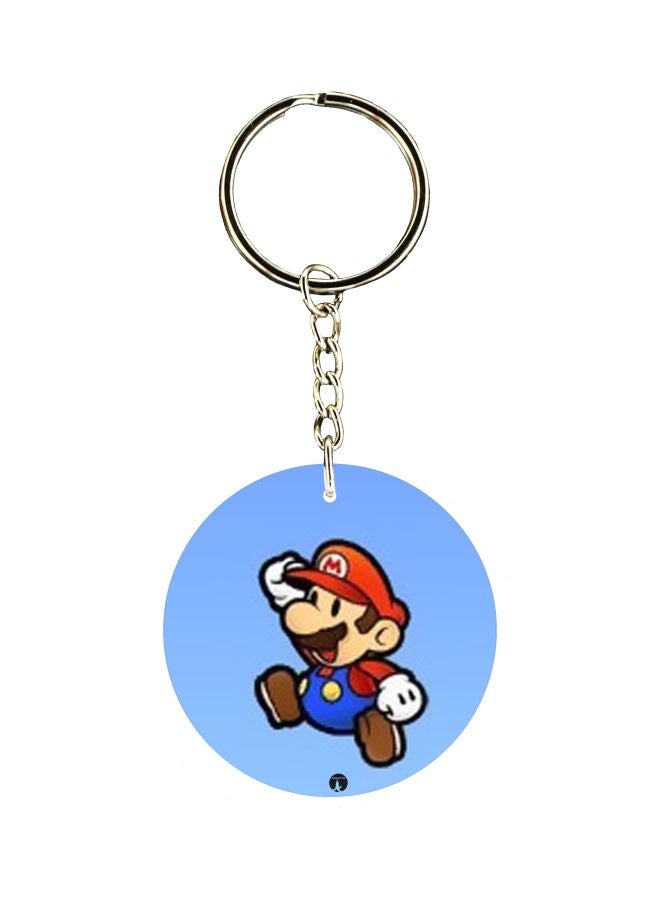 بي بي سلسلة مفاتيح بطبعة رسومات كرتونية على جهة واحدة