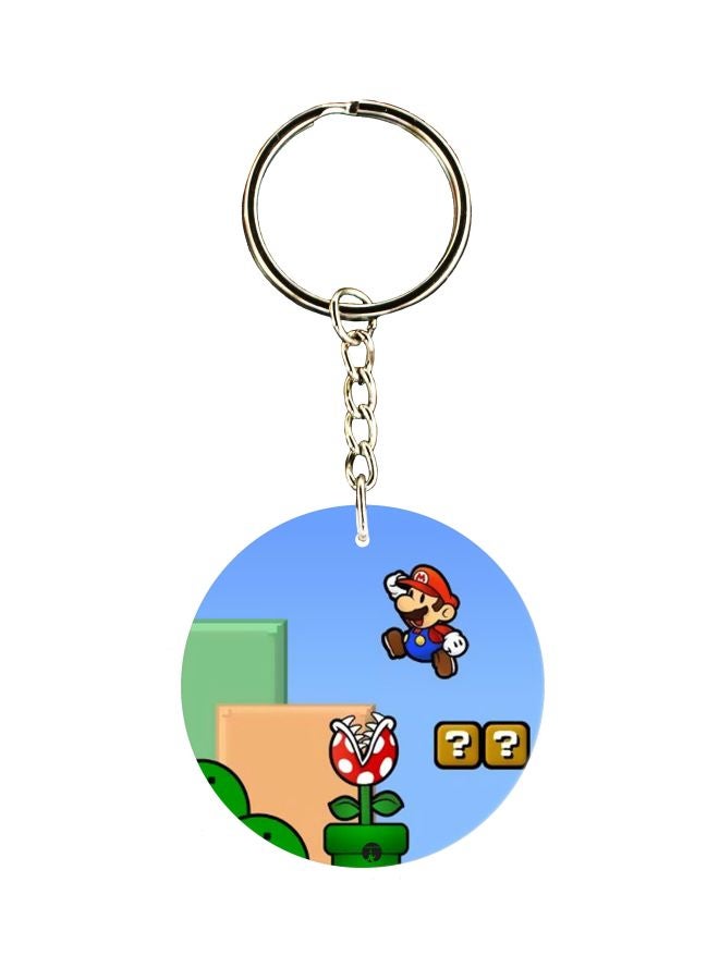 BP Cartoon Themed Single Sided Keychain
