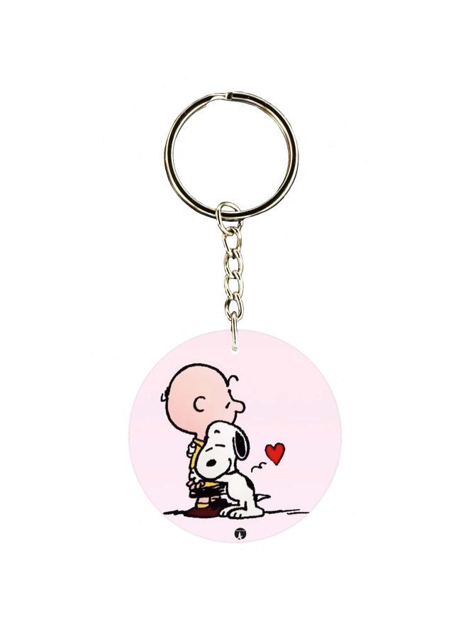 BP Cartoon Themed Single Sided Keychain