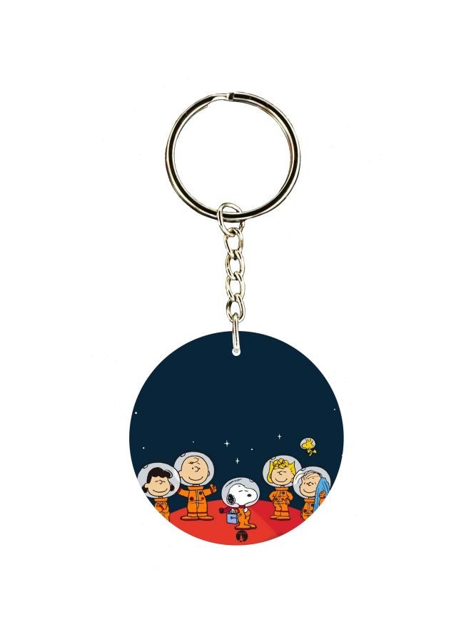 BP Cartoon Themed Single Sided Keychain
