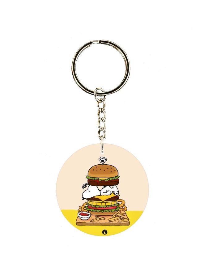 BP Cartoon Themed Single Sided Key Chain