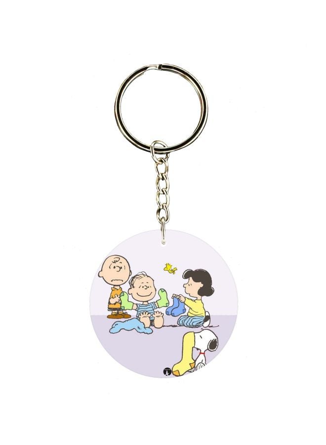 BP Cartoon Themed Single Sided Key Chain
