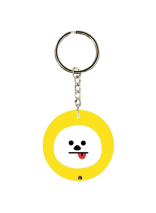 BP Cartoon Themed Single Sided Key Chain