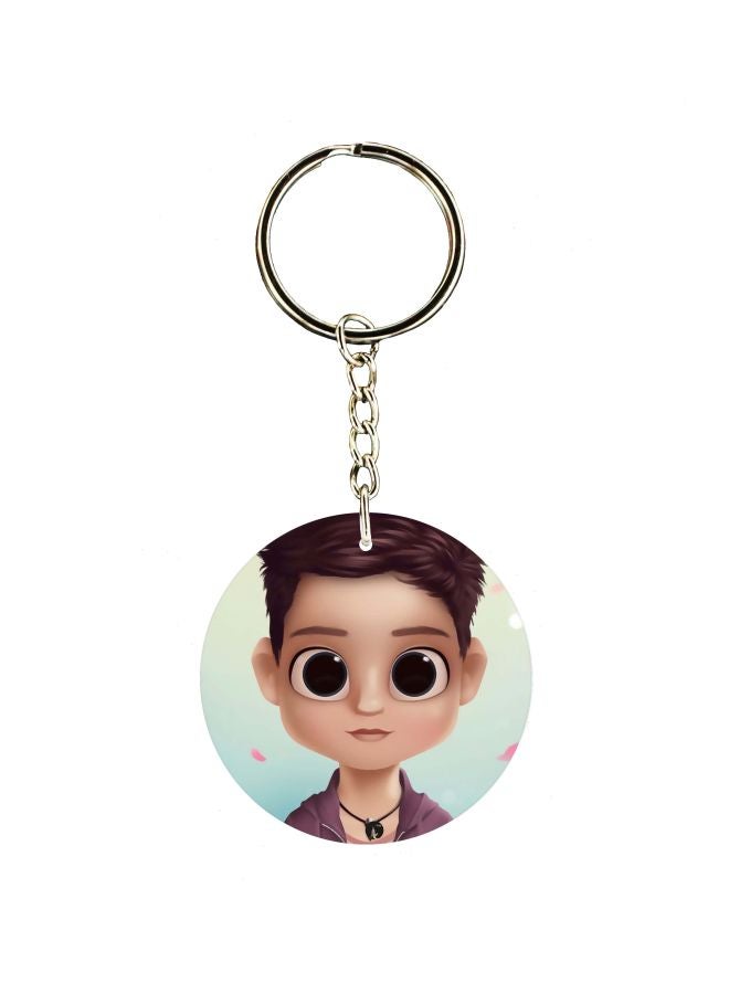 BP Cartoon Themed Single Sided Key Chain