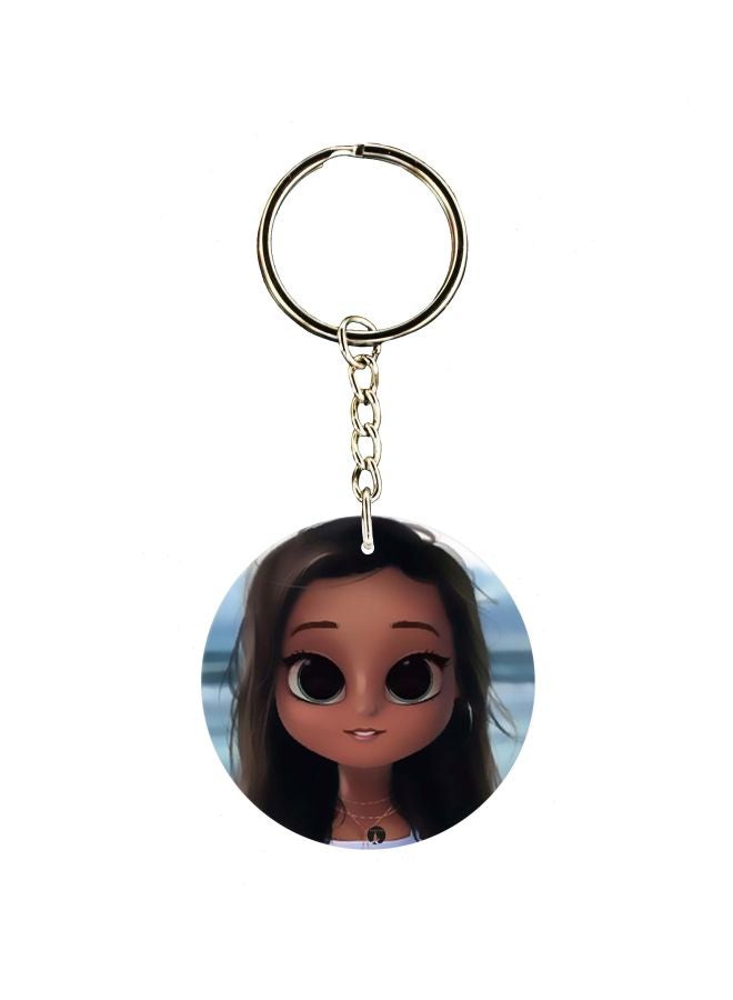BP Cartoon Themed Single Sided Key Chain