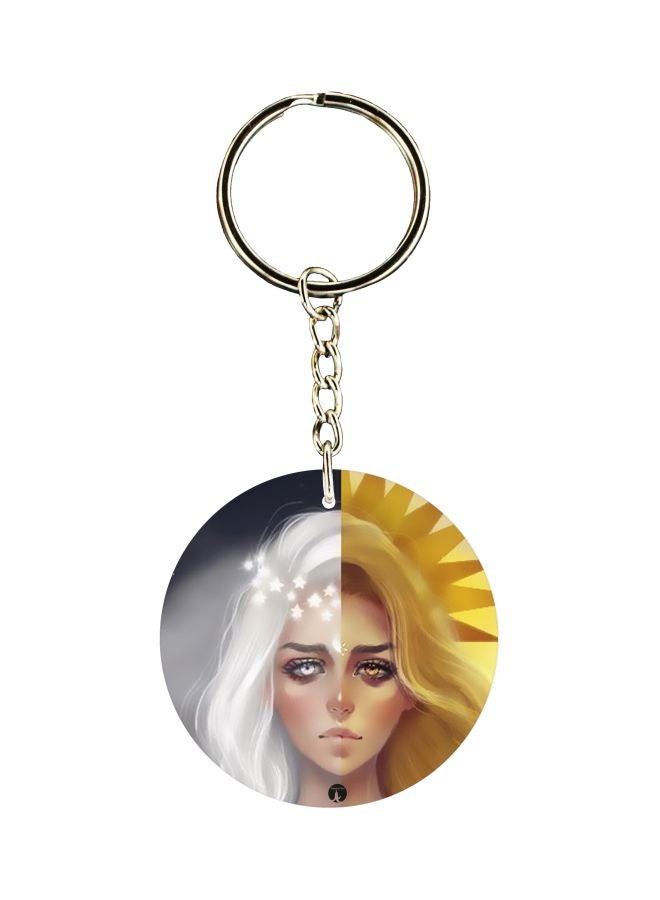 BP Cartoon Themed Single Sided Keychain