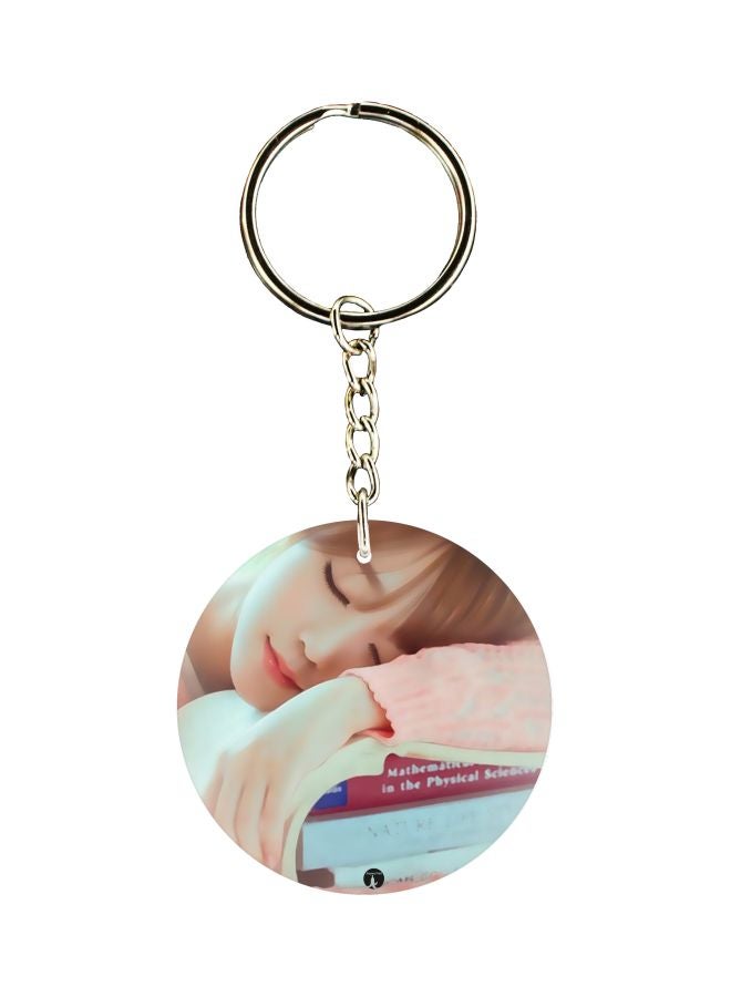 BP Cartoon Themed Single Sided Keychain