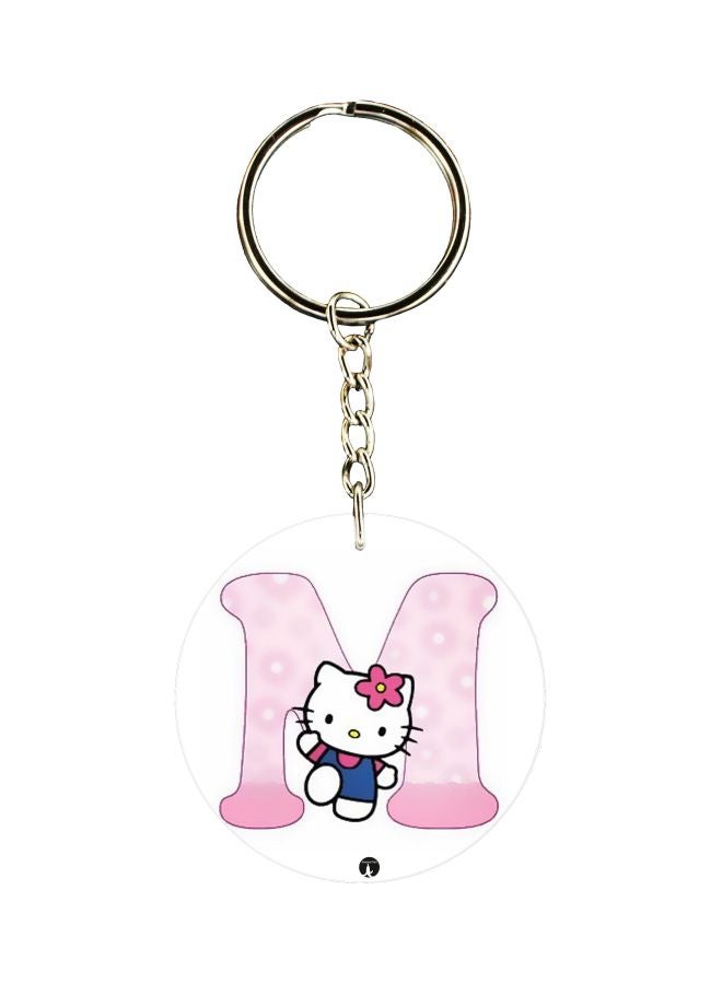 BP - Hello Kitty Letter M Printed Keychain - Image 1