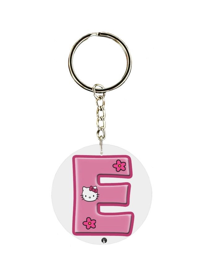 BP Alphabet E Kitty Cartoon Themed Keychain
