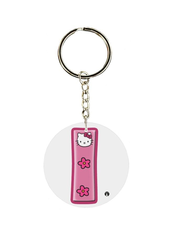 BP Alphabet I Kitty Cartoon Themed Keychain