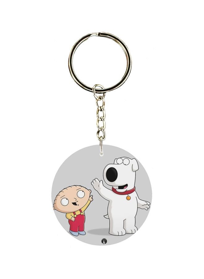 بي بي سلسلة مفاتيح بطبعة مستوحاة من سلسلة الرسوم المتحركة "Family Guy"