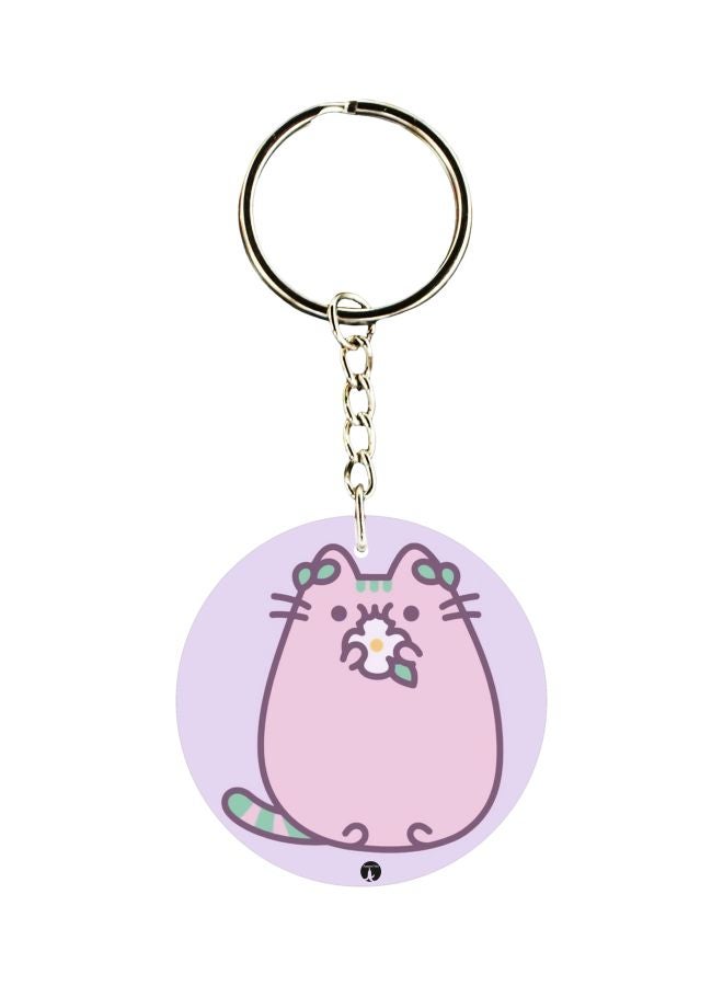 BP Cat Printed Keychain