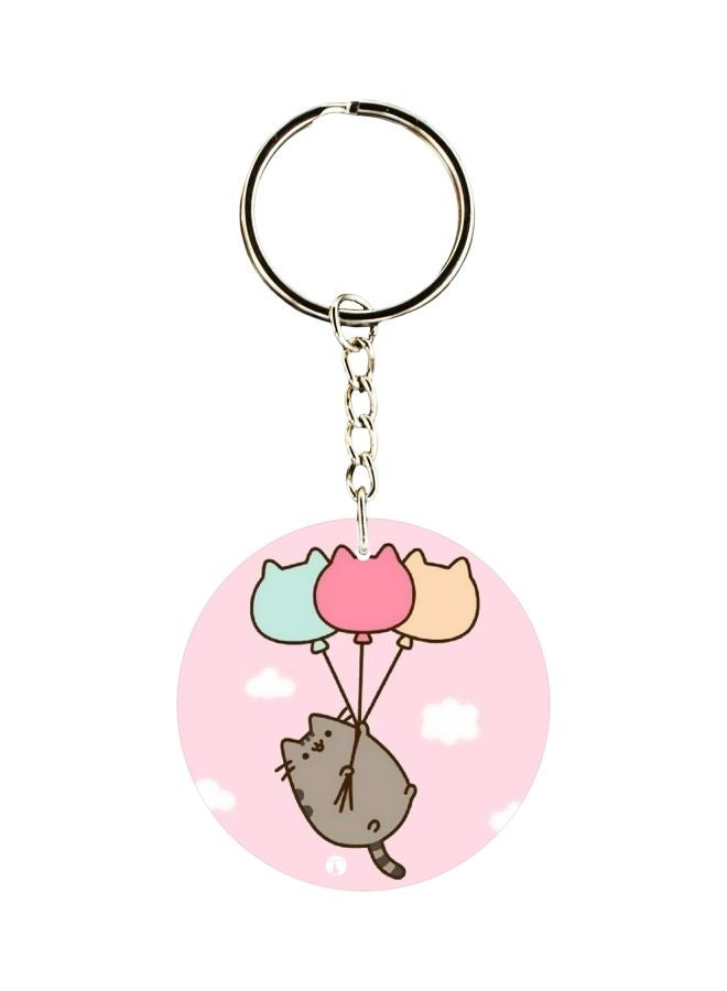 BP Cat Printed Keychain