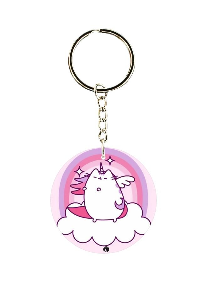 BP Cat Printed Keychain