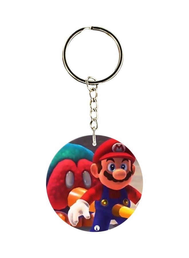 BP Cartoon Character Printed Keychain