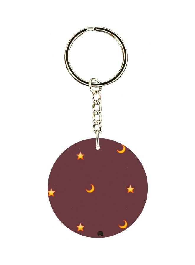 BP Moon And Stars Themed Keychain