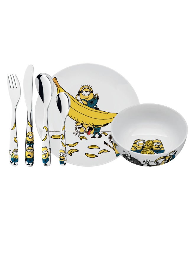 WMF 6-Piece Minions Printed Cutlery Set Multicolour