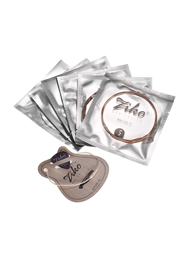 زيكو 6-Piece Hexangular Steel Core Guitar String