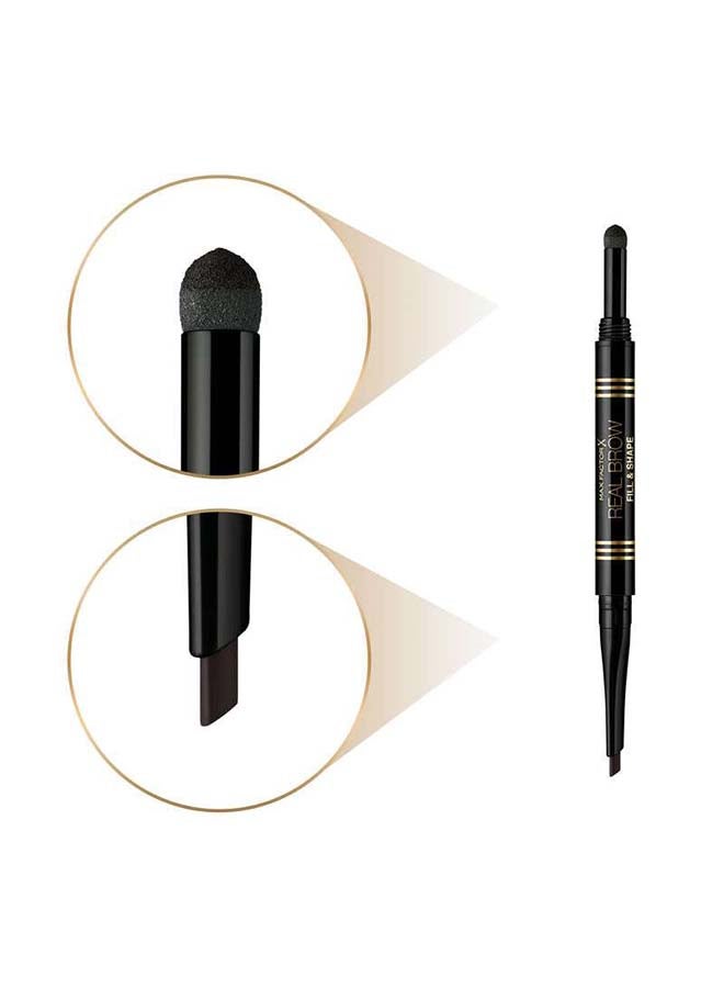 Real Brow Fill & Shape Eye Pencil 05 Black Brown