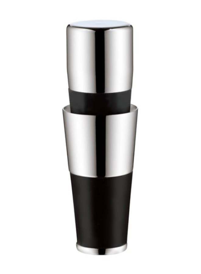 WMF Vino Pouring Spout With Stopper Silver/Black 4 x 2.4cm 