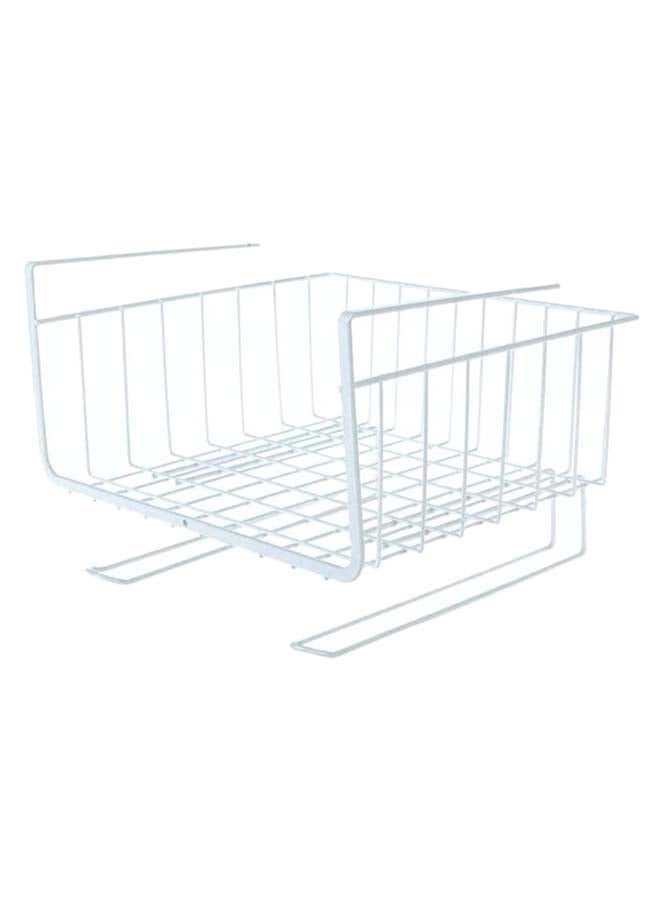 QD Under Shelf Basket-Multifunctional Stroge Dish Rack White - Image 1