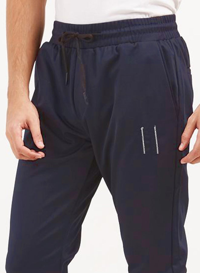 Generic - Solid Design Drawstring Sweatpants Blue - Image 1