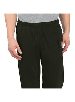 Generic Solid Design Drawstring Sweatpants Black  - Image 2