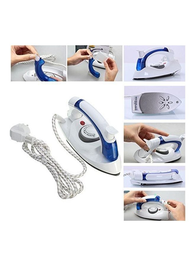 sokany - Foldable Steam Iron 700W 700.0 W 6047 White/Blue/Grey - Image 1