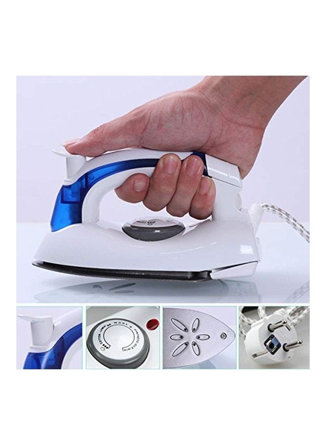 sokany - Foldable Steam Iron 700W 700.0 W 6047 White/Blue/Grey - Image 1