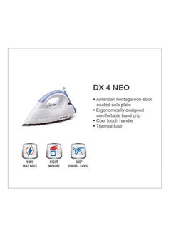 Bajaj Dry Iron 1000.0 W B07MJGRV6D White/Blue  - Image 3