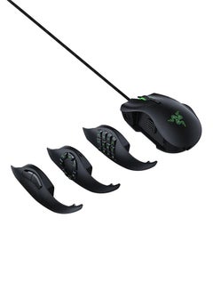 Naga Trinity Gaming Mouse  16,000 DPI Optical Sensor, Chroma RGB Lighting, Interchangeable Side Plate w/ 2, 7, 12 Button Configurations, Mechanical Switches Black