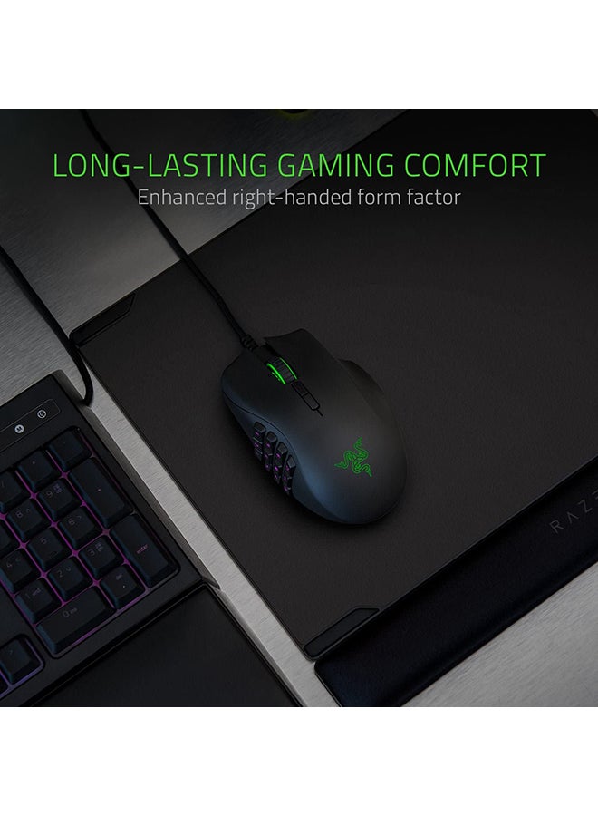 RAZER - Naga Trinity Gaming Mouse  16,000 DPI Optical Sensor, Chroma RGB Lighting, Interchangeable Side Plate w/ 2, 7, 12 Button Configurations, Mechanical Switches Black - Image 1
