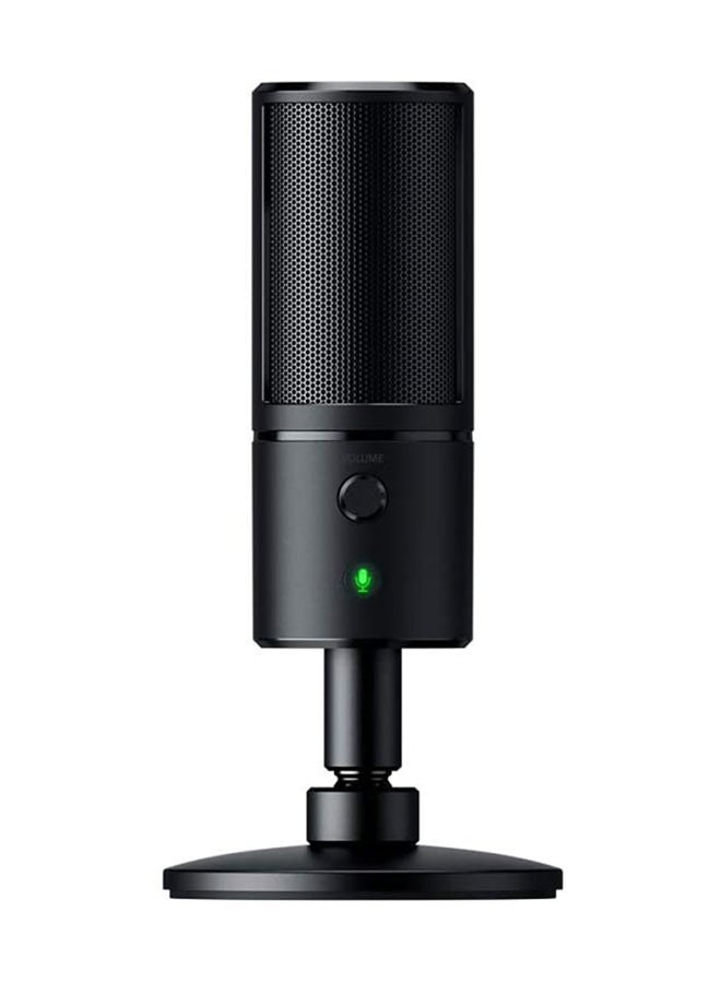 RAZER - Seiren X USB Streaming Microphone - Professional Grade, Built-in Shock Mount, Supercardiod Pick-Up Pattern, Anodized Aluminum - Classic Black - Image 1