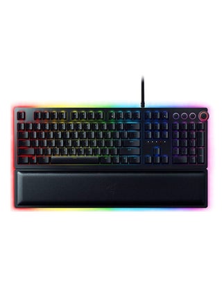Razer Huntsman Elite: Opto-Mechanical Switch - Multi-Functional Digital Dial & Media Keys - Leatherette Wrist Rest - 4-Side Underglow - Gaming Keyboard, Wired - v1594287267/N21962047A_1