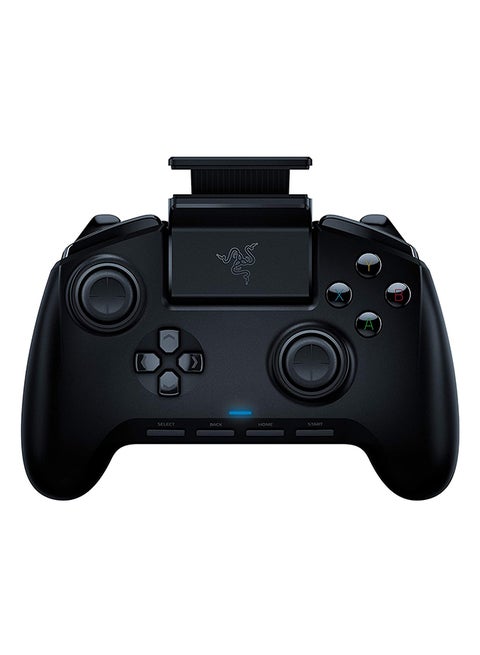 Raiju Mobile - Ergonomic Multi-Function Button Layout, Hair Trigger Mode, Adjustable Phone Mount, Mobile Gaming Controller - Classic Black