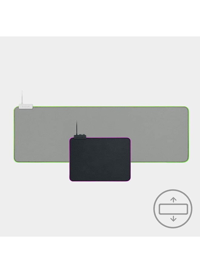 RAZER - Razer Goliathus Extended Chroma Gaming Mouse Pad, Customizable Chroma RGB Lighting, Soft, Cloth Material, Balanced Control & Speed, Non-Slip Rubber Base - Mercury White Mercury - Image 1