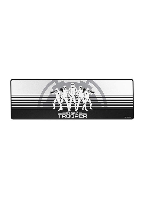 Goliathus Extended (Speed) Stormtrooper Edition - Light Friction Surface - ANTI-Fraying Stitched Frame - Portable Cloth-Based Design - Extended Precision Cloth Gaming Mat Stormtrooper Edition
