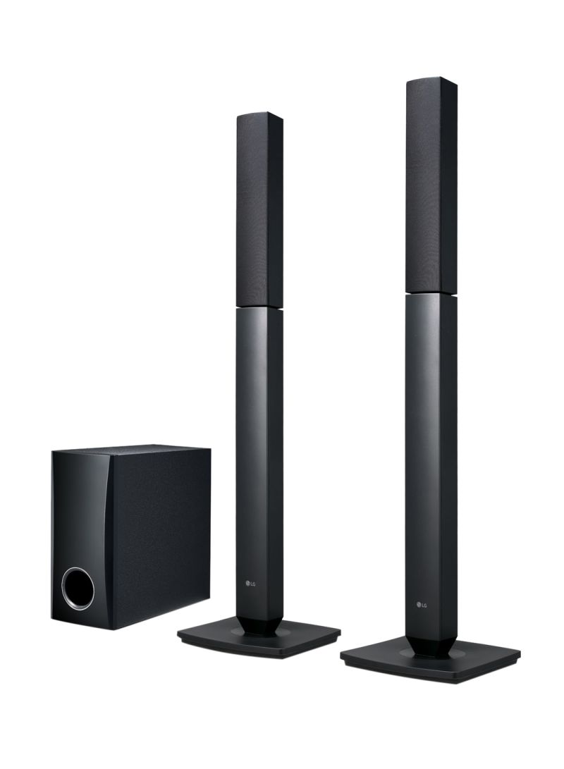 LG - 5.1Ch DVD Home Theatre System 110V-240V LHD457 Black - Image 1