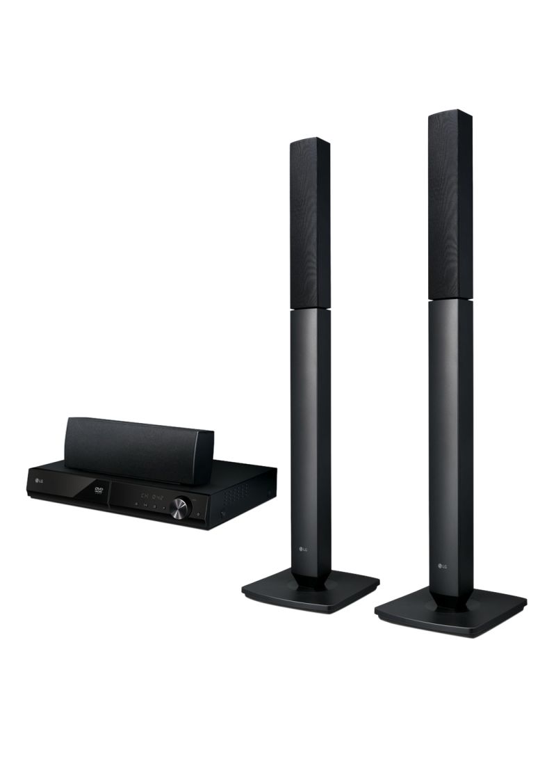LG - 5.1Ch DVD Home Theatre System 110V-240V LHD457 Black - Image 1