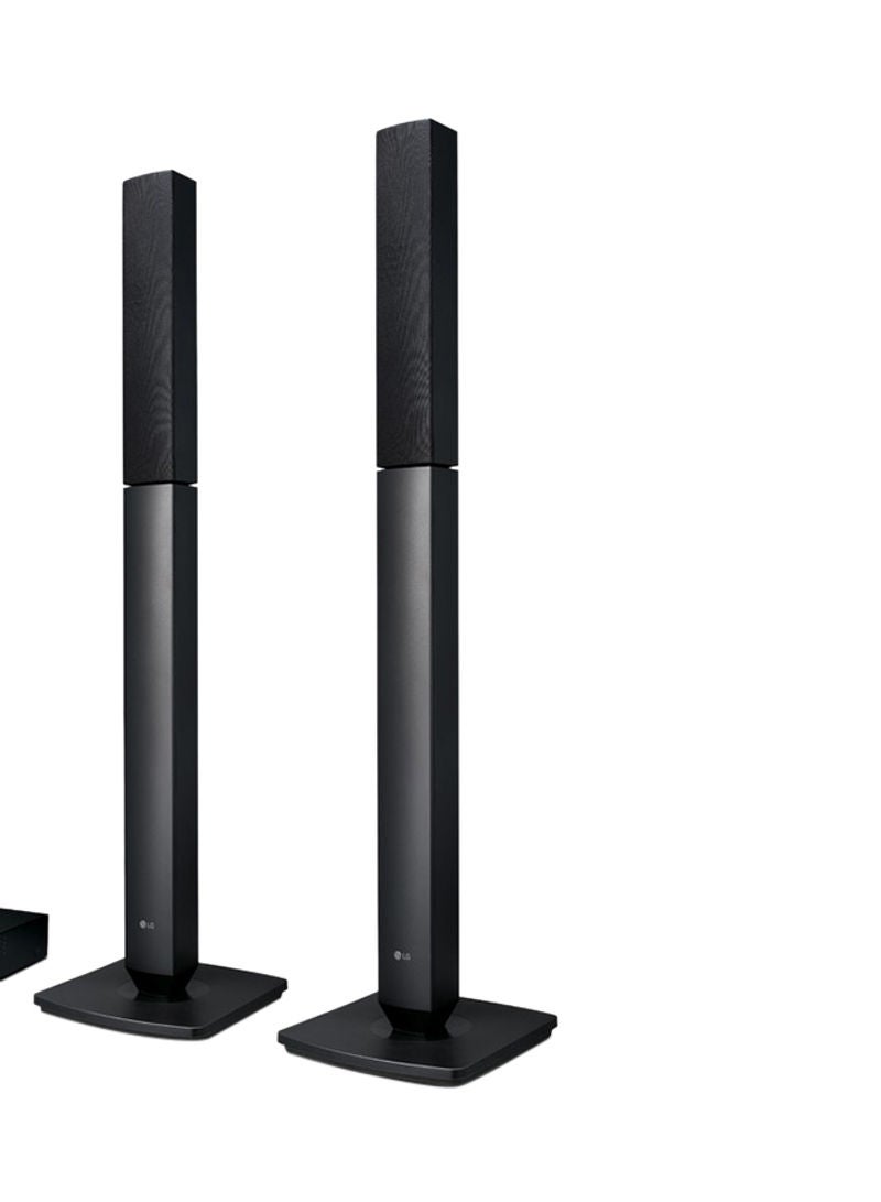 LG - 5.1Ch DVD Home Theatre System 110V-240V LHD457 Black - Image 1