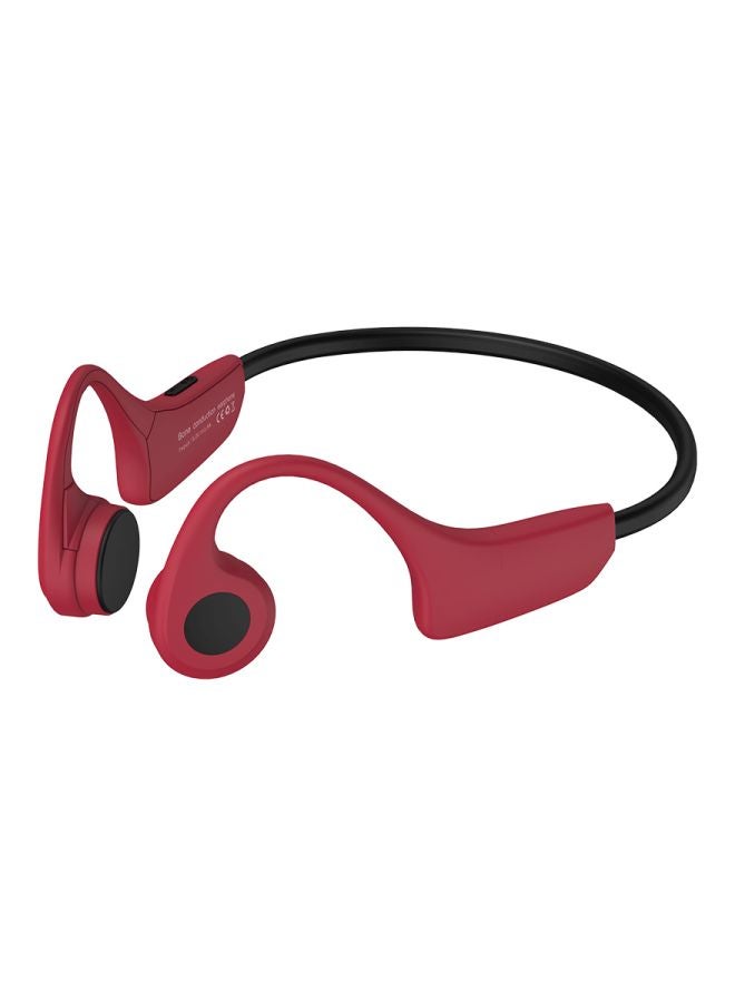 H10 On-Ear Bone Conduction Bluetooth Headset Red  - Image 1
