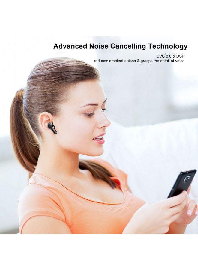 Generic - R3 Wireless In-Ear Earbuds With Charging Case Black - Image 1