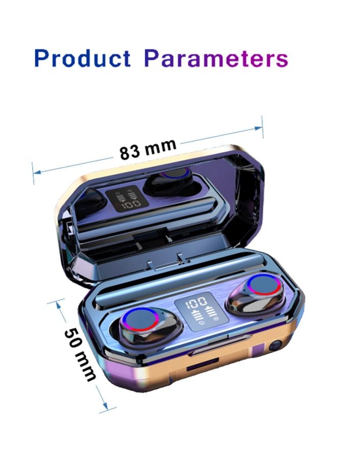 Generic Bluetooth In-Ear Earbuds With Charging Case Black  - Image 2