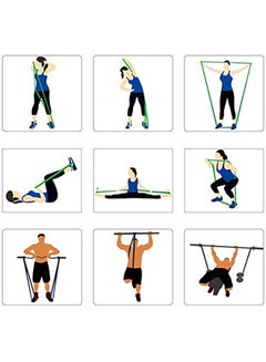 SKY-TOUCH 11-Piece Powerlifting Exercise Stretch Bands Set  - Image 4