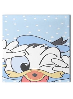 Donald Duck Hidden Frame Canvas Wall Painting Multicolour 50 x 50cm