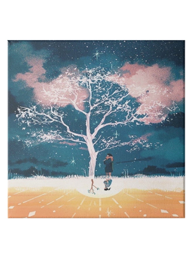 Decorative Canvas Wall Painting Multicolour 50 x 50cm