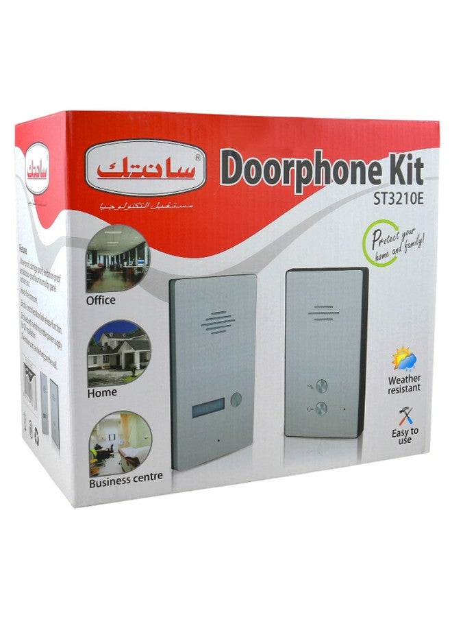 Portable Doorphone Kit Grey/Silver - v1594296970/N39193053A_2