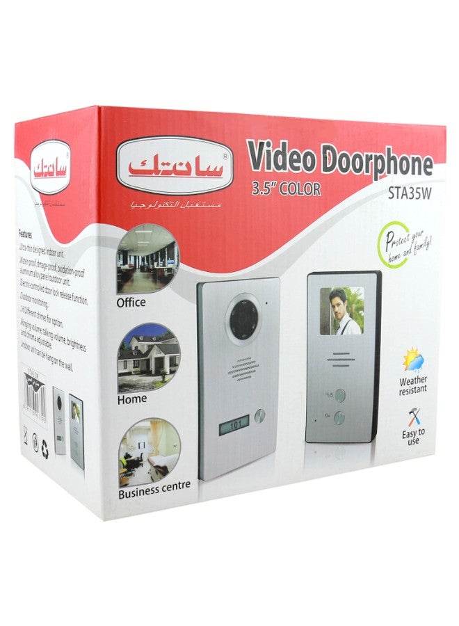 SUNTECH Portable Doorphone Kit Grey/Silver  - Image 3